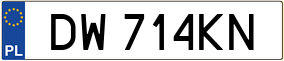 Truck License Plate